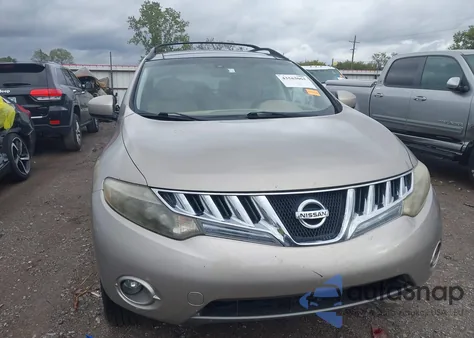 2009 Nissan Murano Sl z USA, uszkodzony, nr VIN JN8AZ18U09W022196